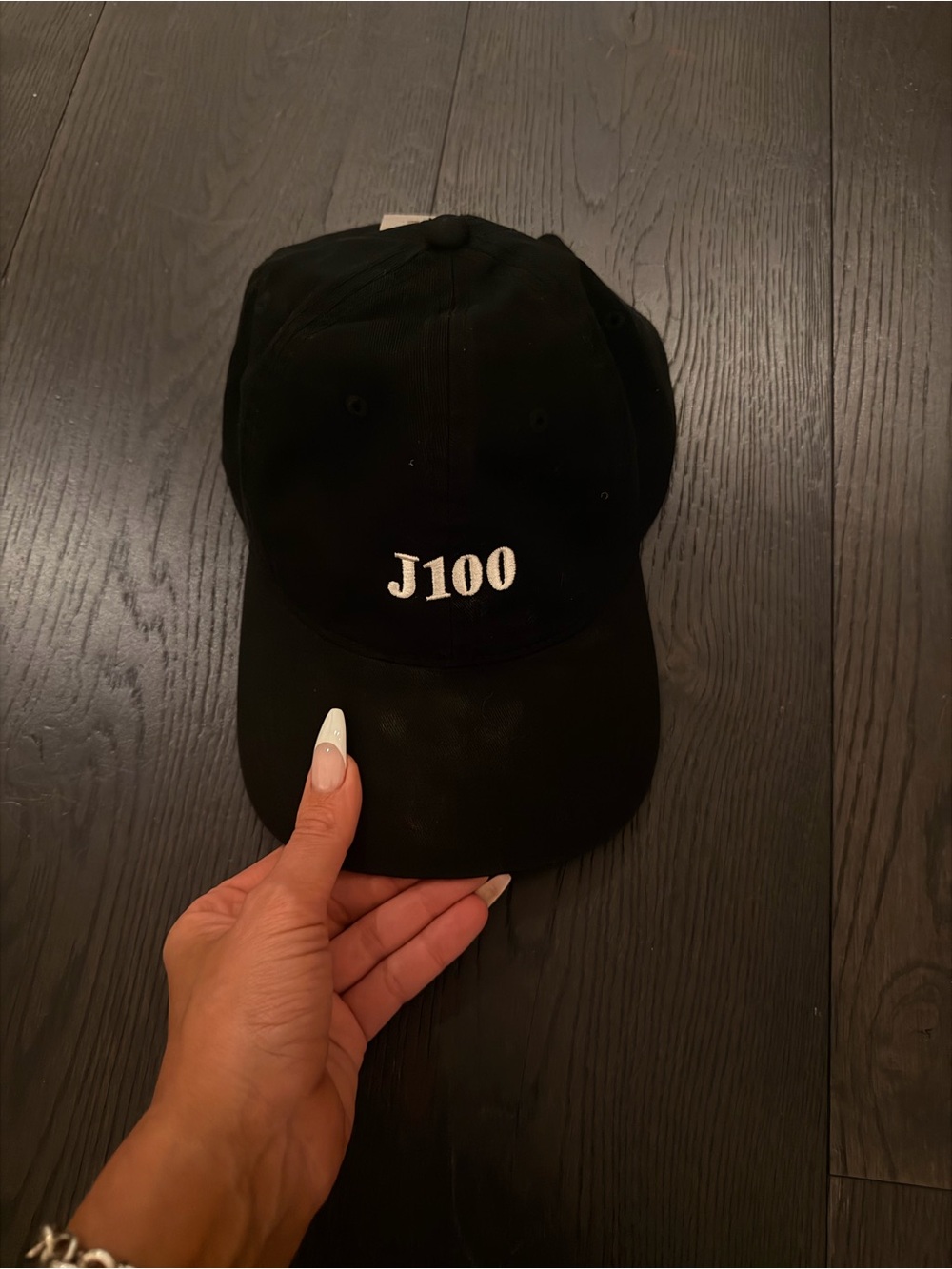 Black J100 Embroidered Baseball Cap Algemeiner Jewish NWT never worn - Picture 2 of 6